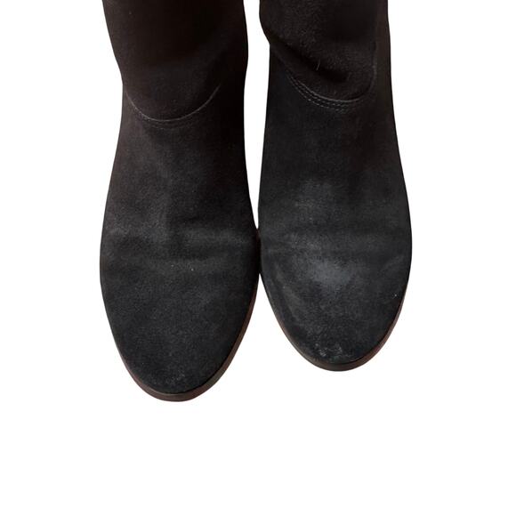 Michael Kors Diva Black Suede Ankle Boots Women’s Size 6.5 - Picture 6 of 10